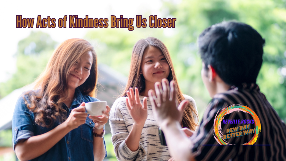 People saying Hi, an act of kindness