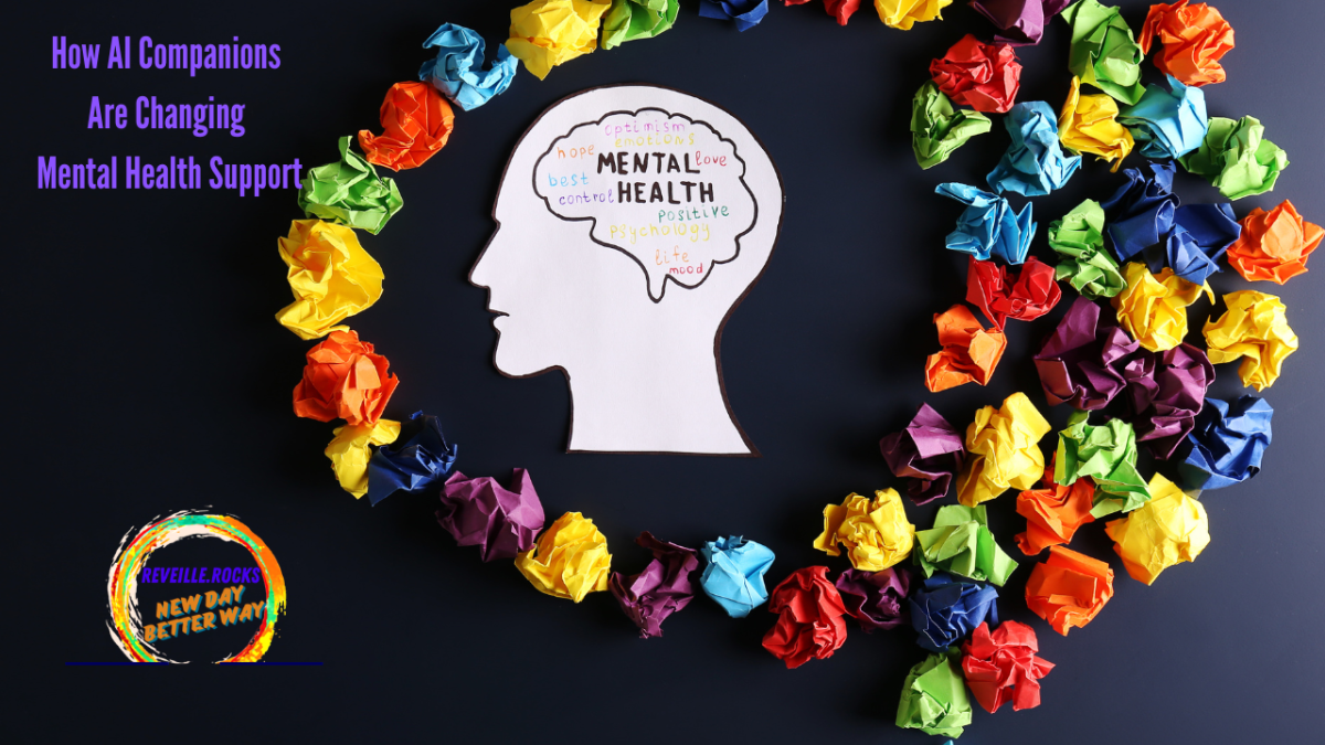 A brain with mental anxiety that can be helped with the aid of artificial Intelligence.